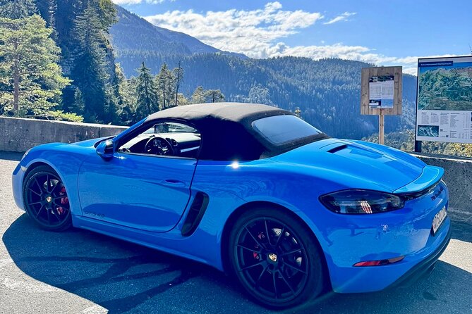 4-Day Swiss Alps Porsche Drive: Interlaken, Furka-Grimsel-Susten - Lake Lucerne and the road toward Susten Pass
