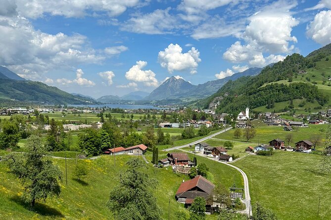 4 Lakes E-Bike Guided Tour and Lake Cruise - Reaching Lake Lucerne by bicycle and boat