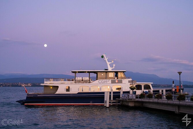 Audioguided sightseeing cruise of Geneva - Pierre du Niton and the Jet d’Eau from the water
