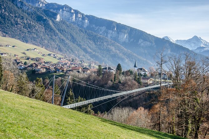 Beatus Caves, Panoramic Bridge, Nature Park Blue Lake and Lake Thun Cruise - Ending on Lake Thun by boat