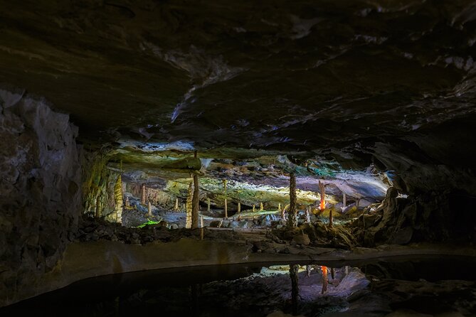 Beatus Caves, Panoramic Bridge, Nature Park Blue Lake and Lake Thun Cruise - Walking upward inside the Beatus Caves