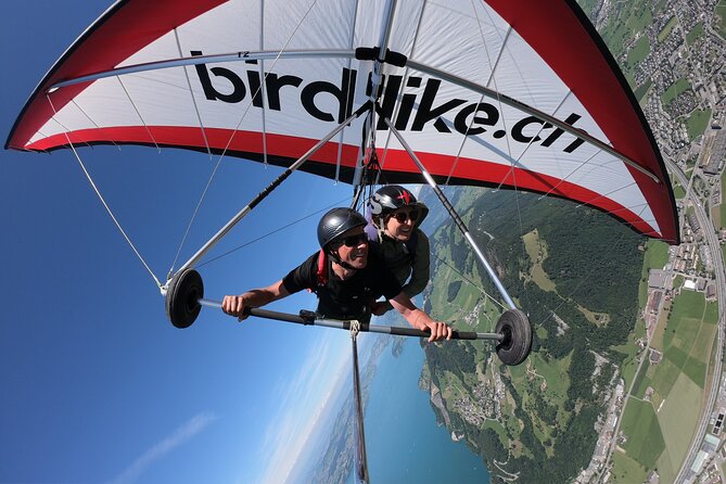 Birdlike Hang Gliding Lucerne - A 20 to 60 minute flight, depending on the sky