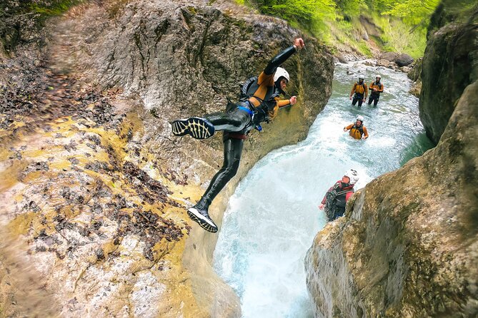 Canyoning in Interlaken from Zurich - Getting fitted for the three-hour canyoning session