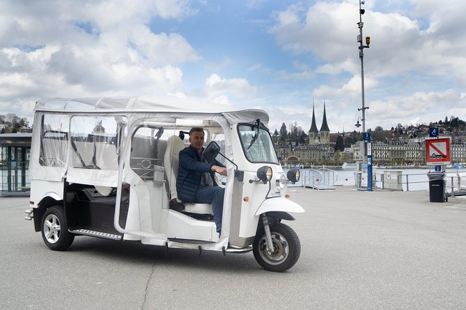 City Tour Plus Lucerne by Etuktuk - Starting at Europaplatz and getting your bearings