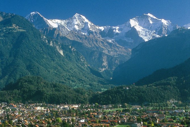 Eiger and Jungfrau Glacier Panorama Tour from Zurich - The Wengernalp railway through Wengen
