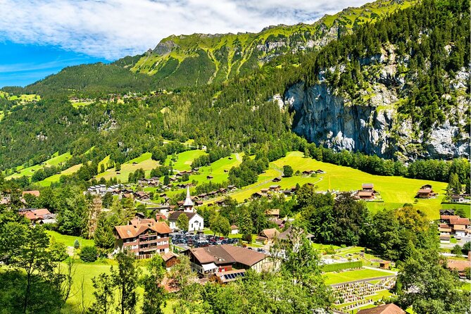 Experience Swiss Countryside on a Private Tour by Car from Zurich - Waterfalls and valley walls in Lauterbrunnen