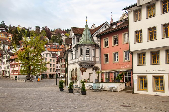 Explore St. Gallen in 60 minutes with a Local - Roter Platz, where the route gets a splash of color
