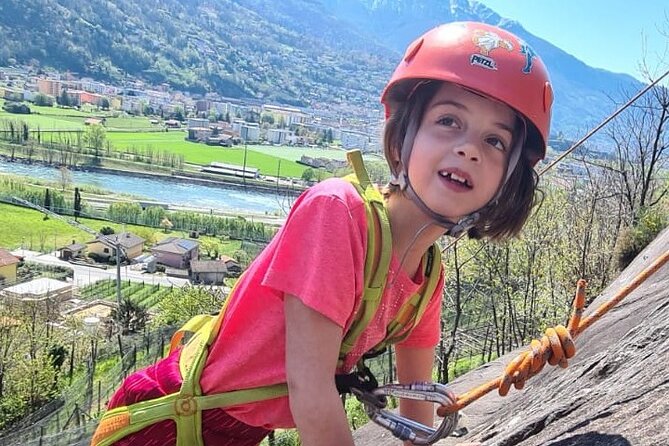 Family rock climbing near Locarno - Choosing routes that challenge without overwhelming