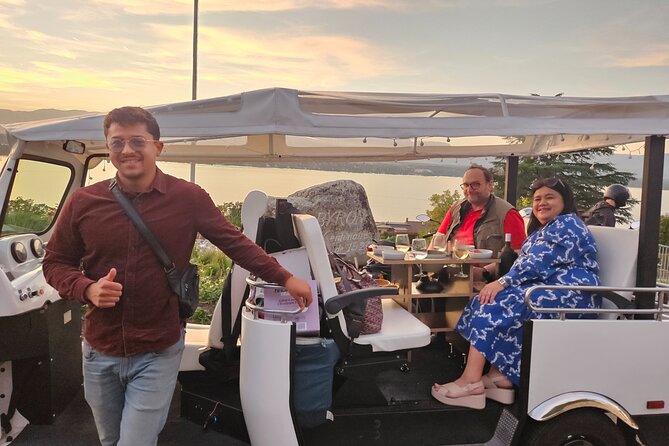 Fondue and wine private Tuk Tuk tour in Geneva - Jet d’Eau and Geneva’s lakefront