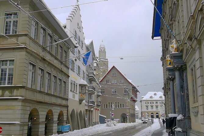 Full-Day Private Zurich Sightseeing Tour and Chocolate Tasting - Europaallee and Langstrasse show modern Zurich