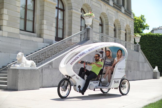 Geneva Chocolate tasting Tour in a Private TaxiBike - Why a TaxiBike works well in central Geneva