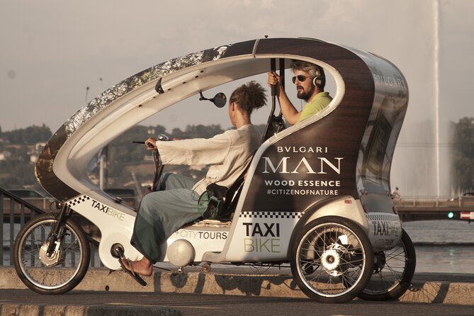 Geneva Highlights Tour by TaxiBike - Five minutes beside the Jet d’Eau