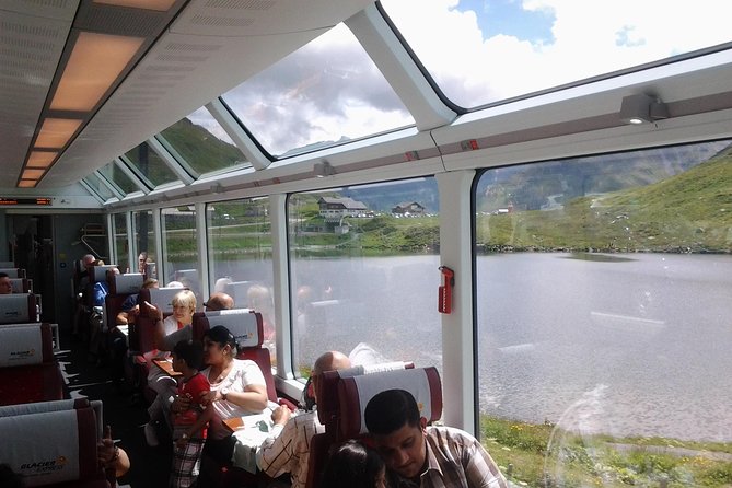 Glacier Express Panoramic Train Round Trip in one Day Private Tour from Bern - The Rhine Gorge and the first major views