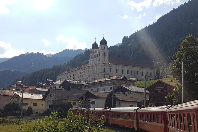 Glacier Express Panoramic Train Round Trip in one Day Private Tour from Luzern - Oberalp Pass brings the high mountain scenery
