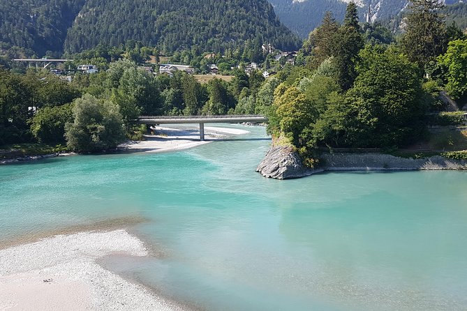 Glacier Express Panoramic Train Round Trip in one Day Private Tour from Luzern - Chur gives you one hour in an Alpine old town