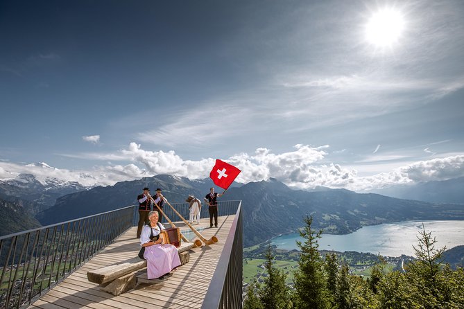 Harder Kulm - Top of Interlaken - Cable Car Ticket - The Two-Lakes-Bridge viewpoint