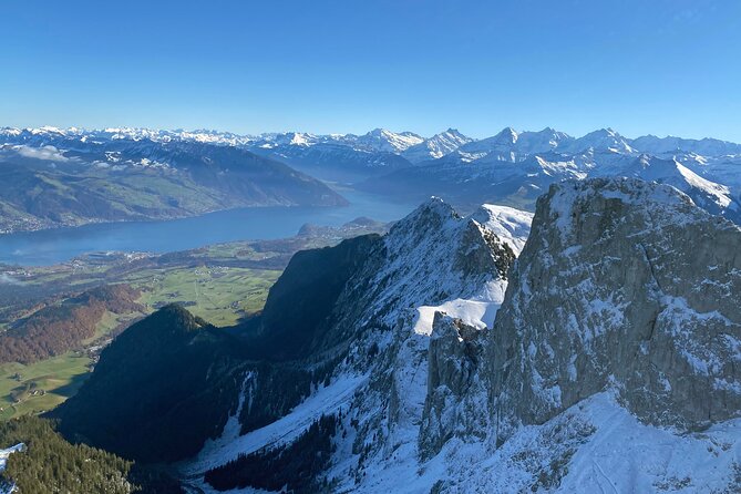 Helicopter tour to the Stockhorn mountain, with great view to the Swiss Alps - Belp Berg and the first Alpine views