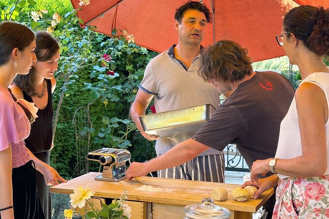 Homemade Italian Lasagna Experience with a Local Family - Sitting down to dinner with Italian wine