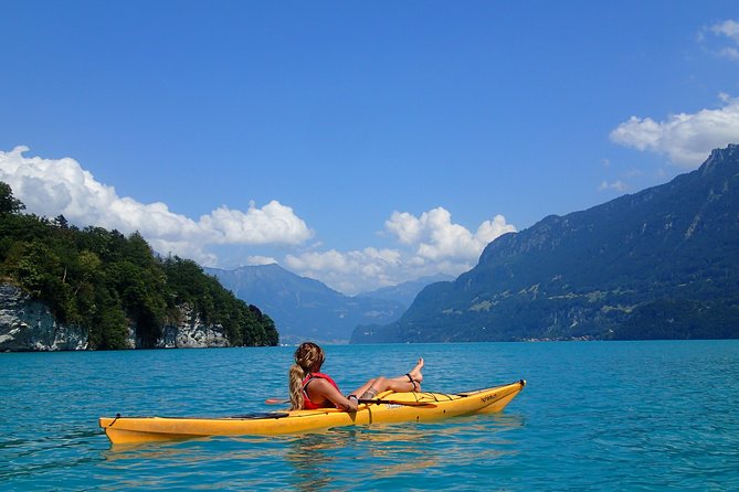 Kayak Tour of the Turquoise Lake Brienz - Starting in Bönigen beside the Lütschine