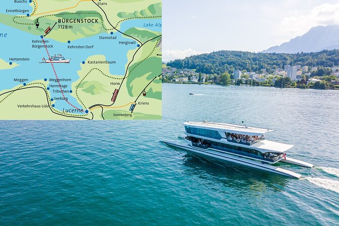 Lake Lucerne 1-Hour Catamaran Cruise - Lucerne departure: easy access and city views