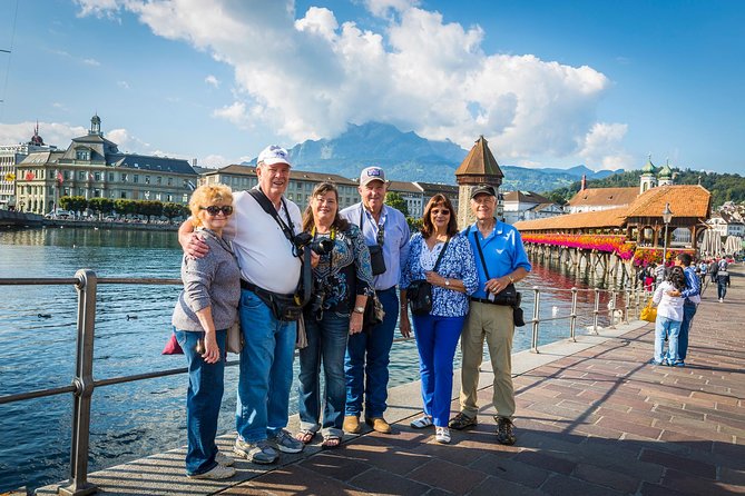 Lucerne Walking & Boat Tour: The Best Swiss Experience - Chapel Bridge, Lucerne’s famous first impression