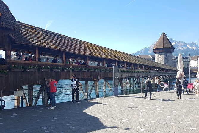 Luzern Elegance: Private City Walk and Panoramic Lake Cruise - Schwanenplatz leads toward the lake