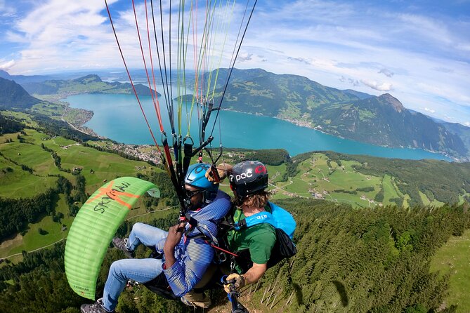 Luzern / Lucerne Professional Paragliding Tandem Flights - The flight, up to 20 minutes over Lucerne