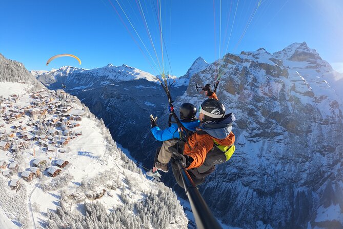 Mürren Lauterbrunnen: Paragliding Panorama Tandem Flights - Mürren and Gimmelwald from above