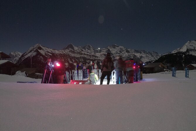 Night Sledding from Interlaken - Darkness, trail conditions, and safety concerns