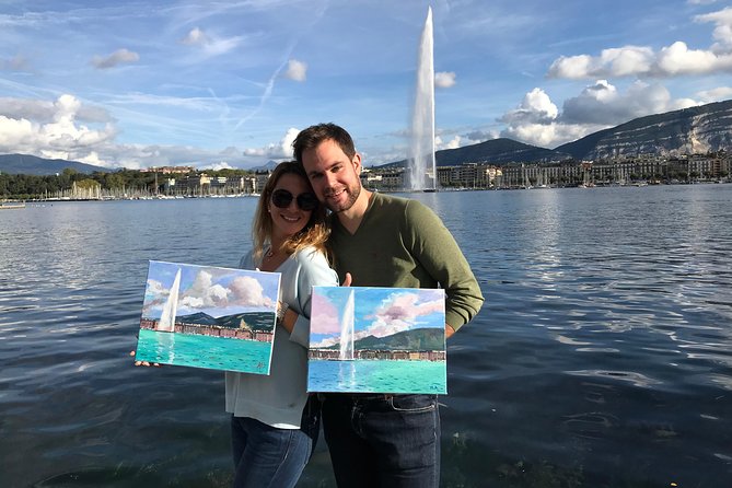Painting Master Class by the Geneva Lake - Meeting at Genève Pâquis