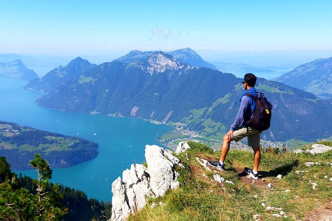 Peak to Peak Private Hiking Tour from Lucerne - Riding the funicular to car-free Stoos