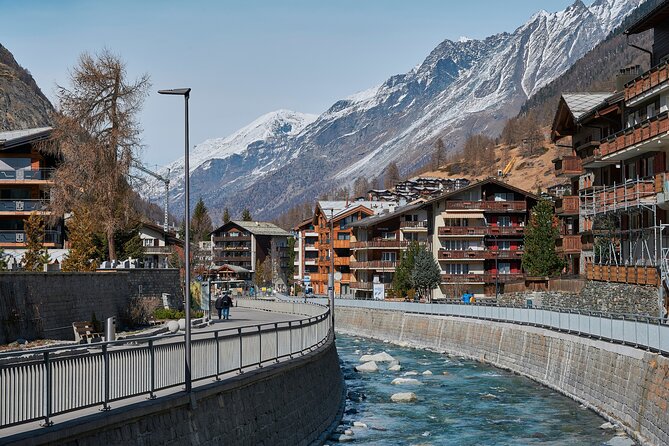 Private Mystic Zermatt Tour: Peaks, History & Culture - The view from Kirchbrücke