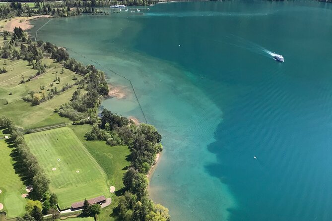 Private Sightseeing Boat Trip on Lake Thun, Interlaken - Schloss Spiez from the water