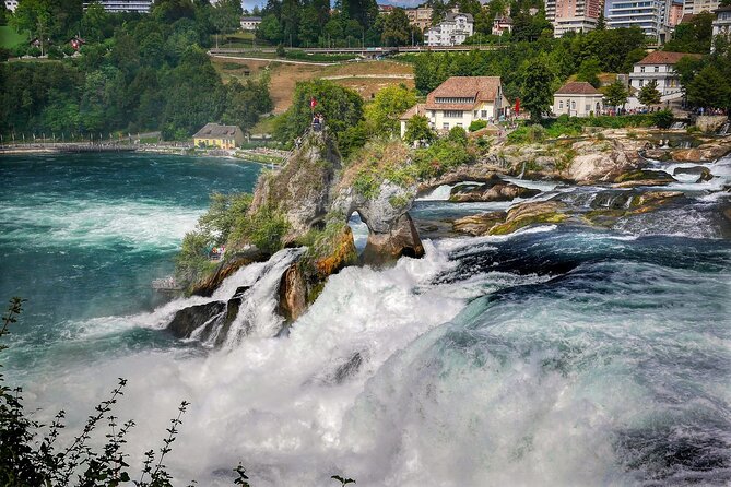 Private tour Zurich to Rhine falls: largest waterfall in Europe - The optional boat ride near the falls