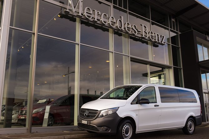 Private transfer from Gstaad Saanen to Geneva Airport - Luggage, skis, and child seats