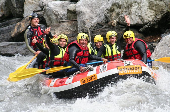 Rafting in Interlaken from Zurich - Lake Brienz and the end of the river run