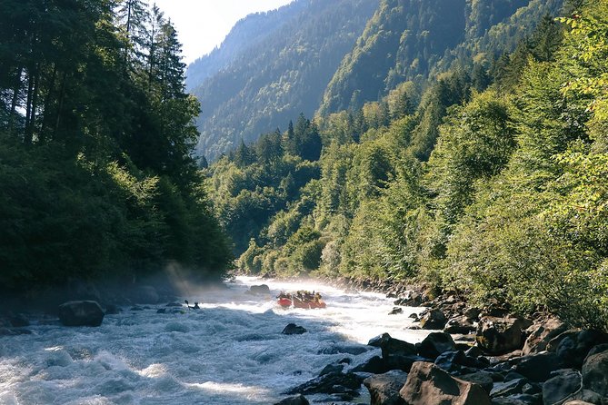 River Rafting Lütschine in Bernese Oberland - Slowing Down Toward Lake Brienz