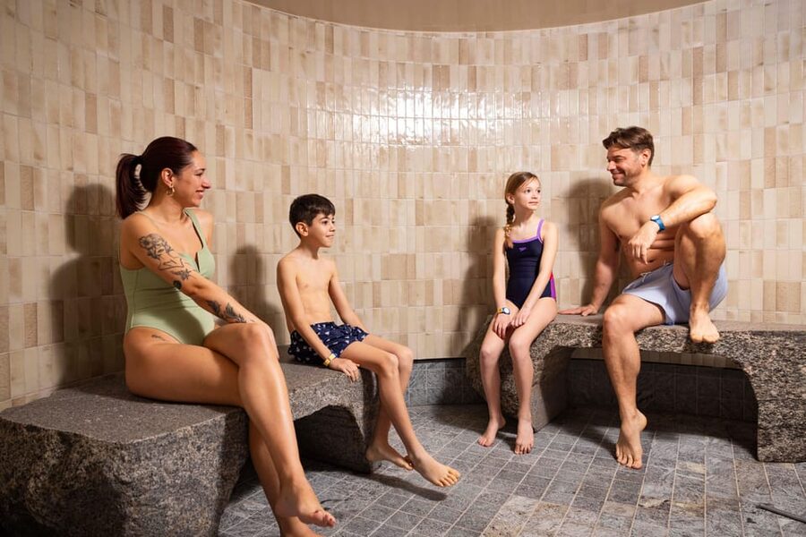 Rivera-Ticino: Splash e Spa Tamaro 4-Hour Waterpark Ticket - The indoor pool is the social center