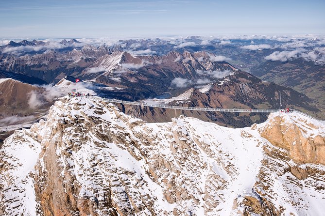 Riviera Col du Pillon & Glacier 3000 from Montreux - Les Diablerets and the wooden chalet view