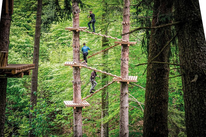 Ropes Park Interlaken - What happens at the starting point