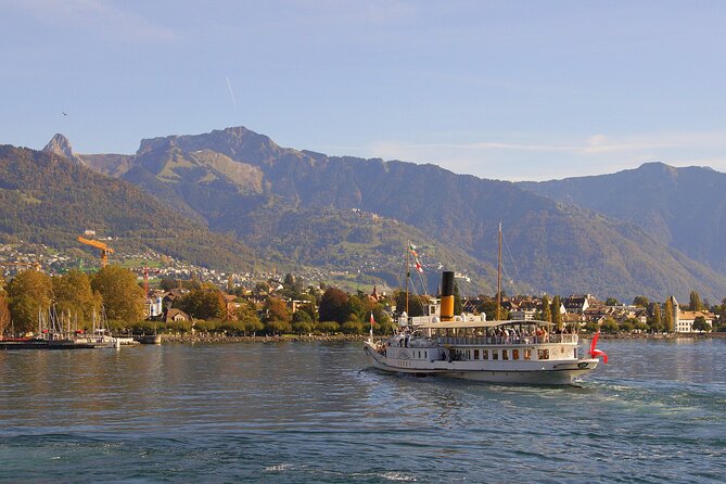 Round trip cruise from Vevey to Chillon - Lunch on board and extra costs