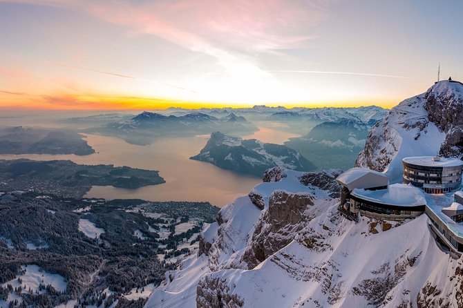 Sail to Basel and then explore either Bern, Luzern, Zurich or the Swiss Alps. - Lucerne’s old town and the view from Château Gütsch