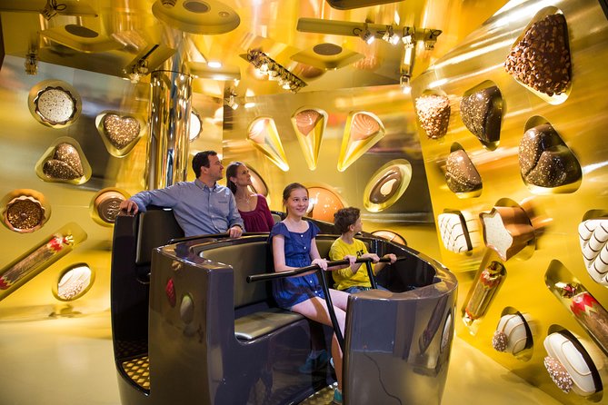 Swiss Chocolate Adventure at Swiss Museum of Transport in Lucerne - The chocolate-cube cart sets the tone
