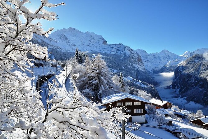 The best Sunset hike with Cheese Fondue - The walk back through evening Wengen