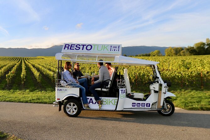 The Private Tuk Tuk Tour with one of The Best Fondues in Geneva! - The Flower Clock and the lakefront