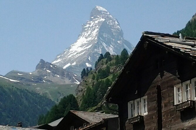 Zermatt Village Walk and Glacier Paradise Private Day Trip - The Kirchbrucke bridge viewpoint and the Matterhorn photograph