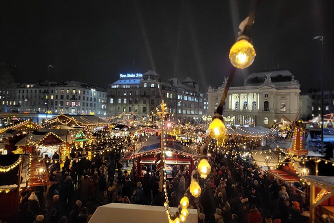 Zurich Christmas Market Tour - Neumarkt and the decorated old town