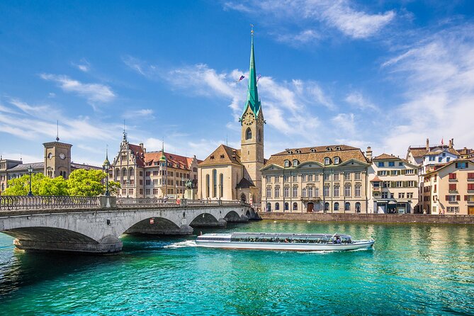 Zurich City Full Discovery Trip - Leaving Bürkliplatz by Ferry