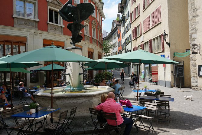 Zürich Historic District Tour - Wasserkirche, ruins, and Felix and Regula