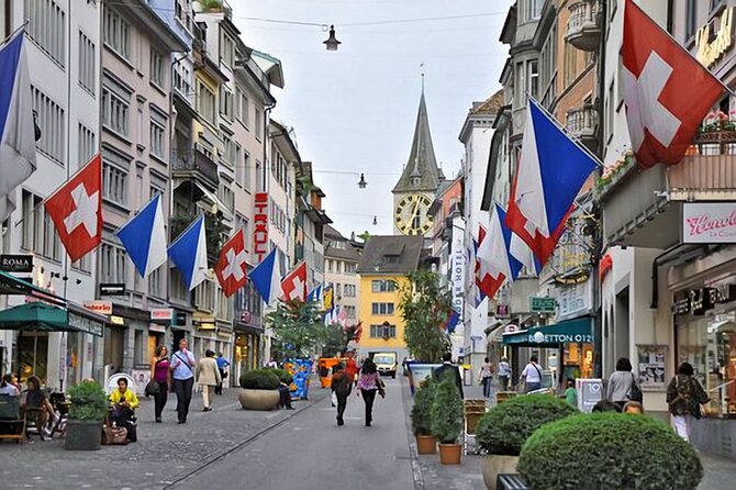 Zurich Small-Group Walking Tour Including a Lake Cruise - Polyterrasse gives you the right first look